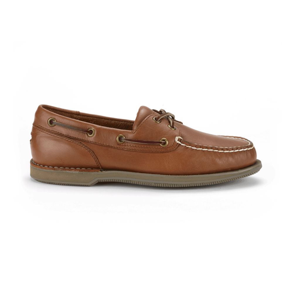 Rockport Perth - Mens Boat Shoes - Brown - NZ (ZIS-582316)